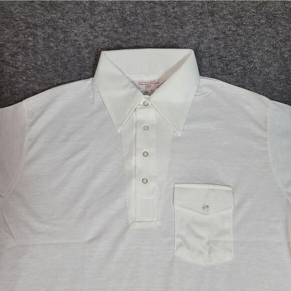 Vtg 80's State Farm Mens Golf Polo Shirt Size  XL White Logo Embroidered On Arm - Picture 7 of 11